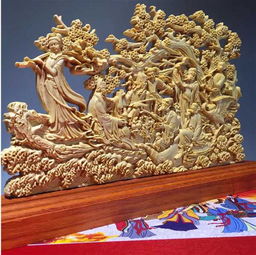 崖柏根雕傳神韻 八仙過海雙面精雕擺件，家居辦公的藝術典藏